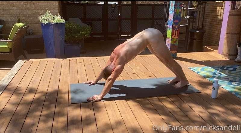 How's your Downward Facing Dog these days? It's almost time ..