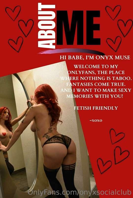 Welcome to my corner on the internet 😘 This is my Onyx Socia..