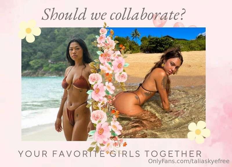 Should @soklaya and I do a collab? What do you think babe 💋