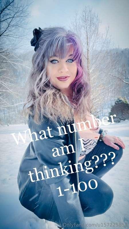 Numbers 1-100, which number am I thinking??? 🤔 Guess which s..