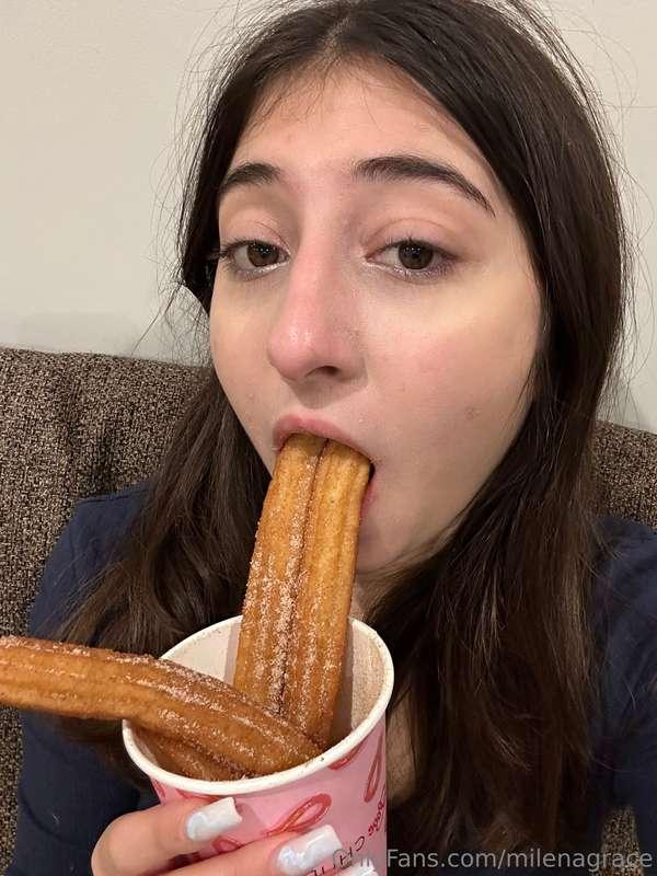 Churros first, you second 👅