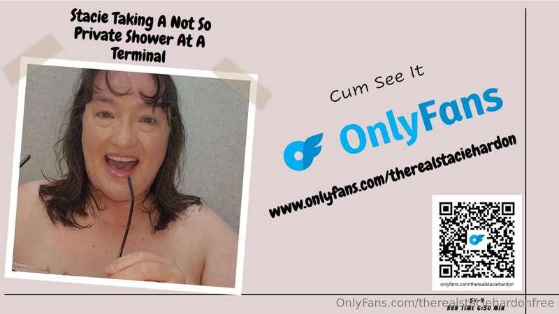 I took a shower at one of our terminals. It was not very pri..