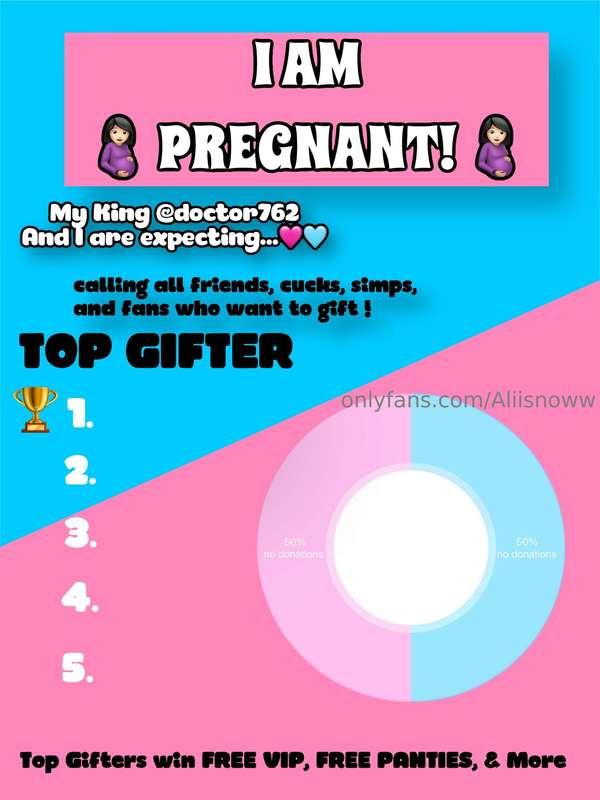 NEW 🆕 Pregnancy 🤰🏻 Donation Fund!!  ‼️attention simps‼️ atte..