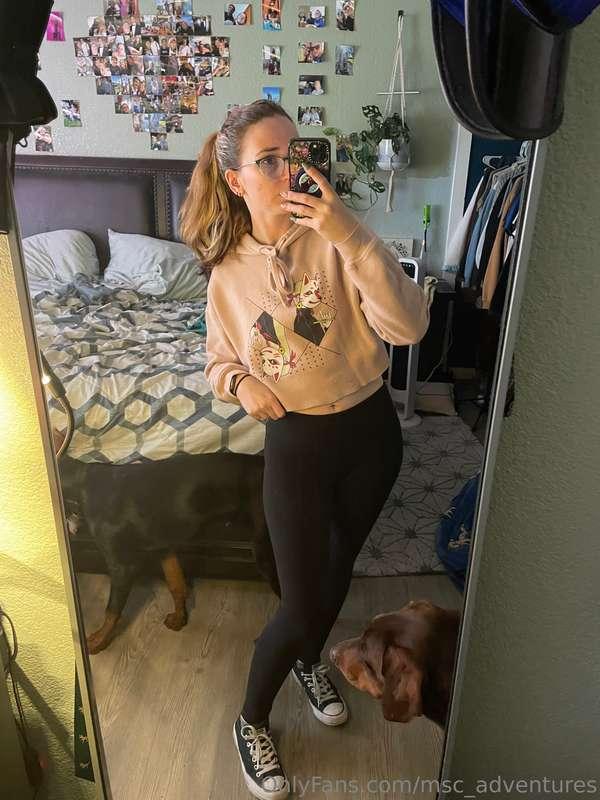 Today is a hair up kind of day 