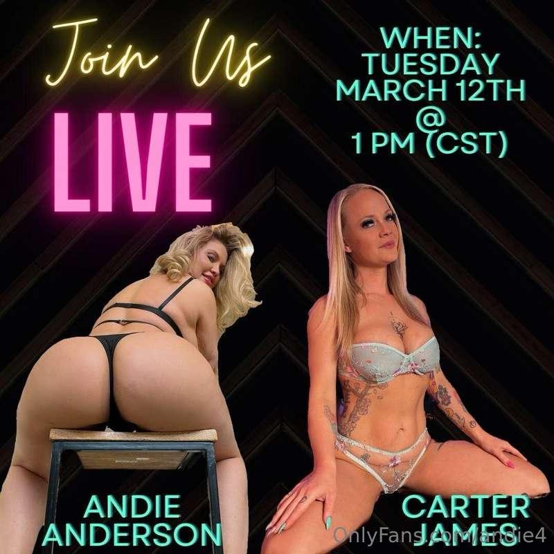 Ill be going LIVE right here with @cjhotwifefree 😍❤️ make su..