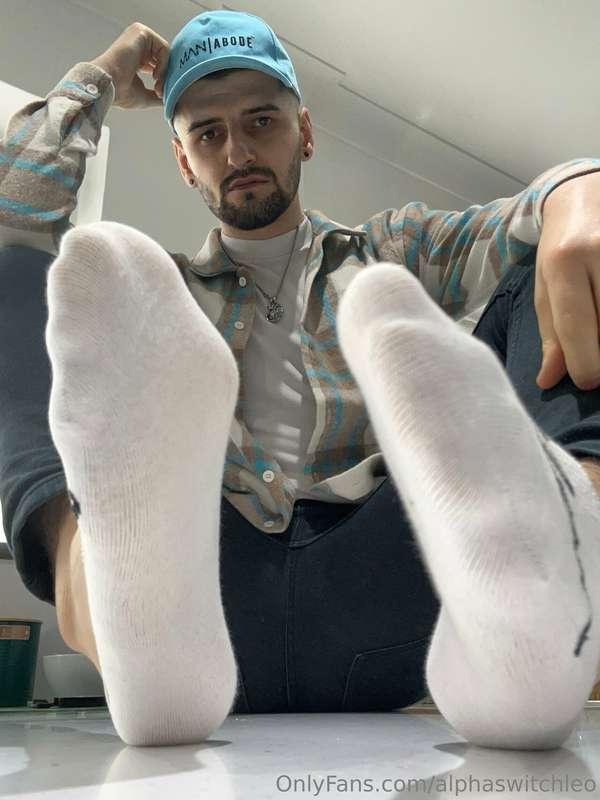 How weak do my white socks. Get you 😈