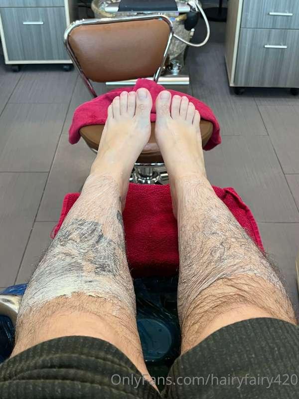 Mmm it’s pedicure day! Can you guess what color I picked for..