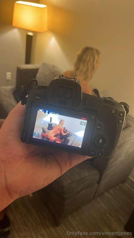 Getting action shots from Hollys new guy that just landed in..