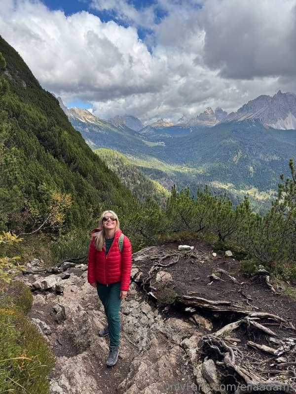 The views are incredible in the Dolomites! 😍*uncensored pics..