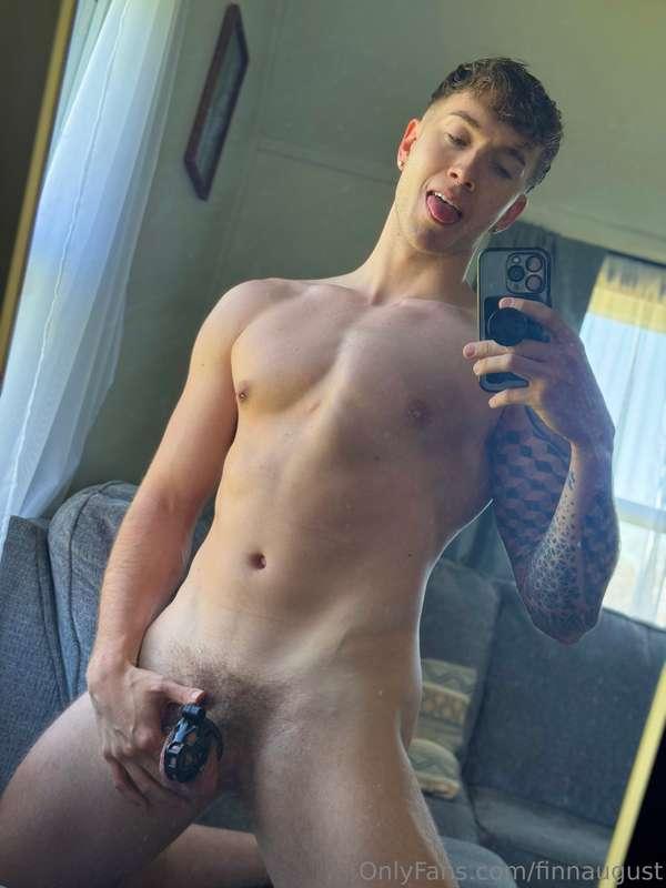 Think you can make me squirm harder than this cage already d..