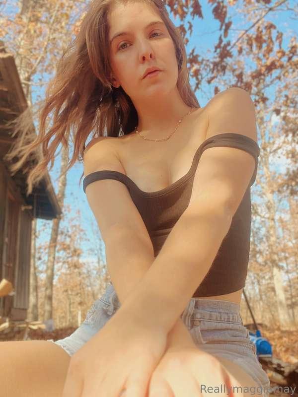Windblown hair and a handful for you