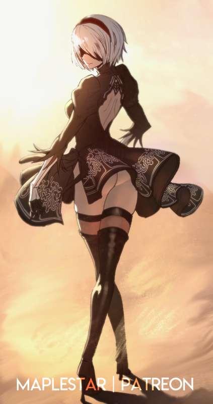 2B Pinup! + Important Announcement