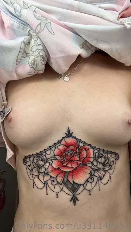 Got my sternum done hehe
