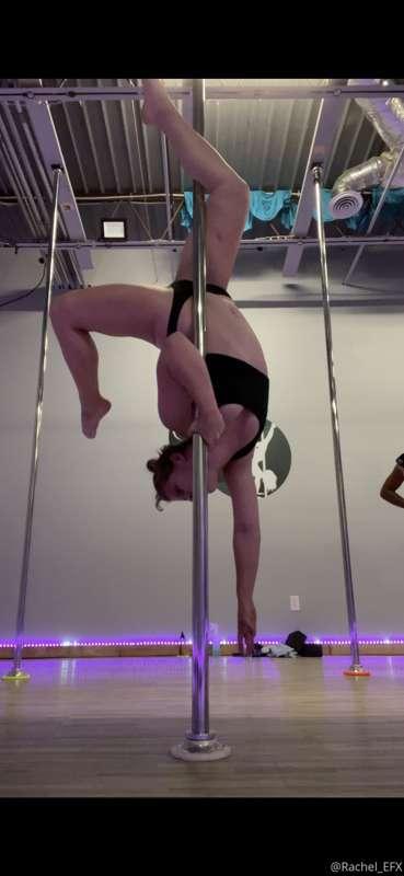 Super random but look at my progress in pole 😌
