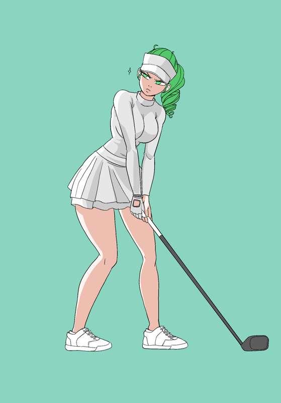 Serious golfing