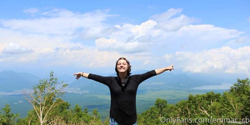 Before, during, and after climbing Mt Fuji! Pics taken by my..