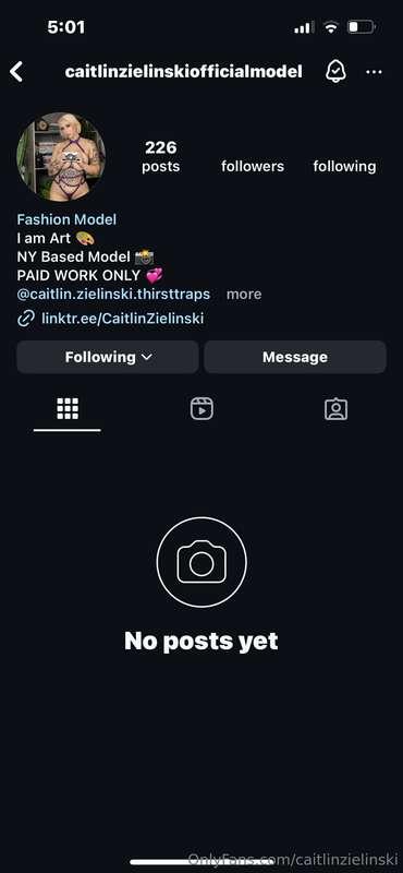 PSA ⚠️‼️  My main Instagram account @caitlinzielinskiofficia..