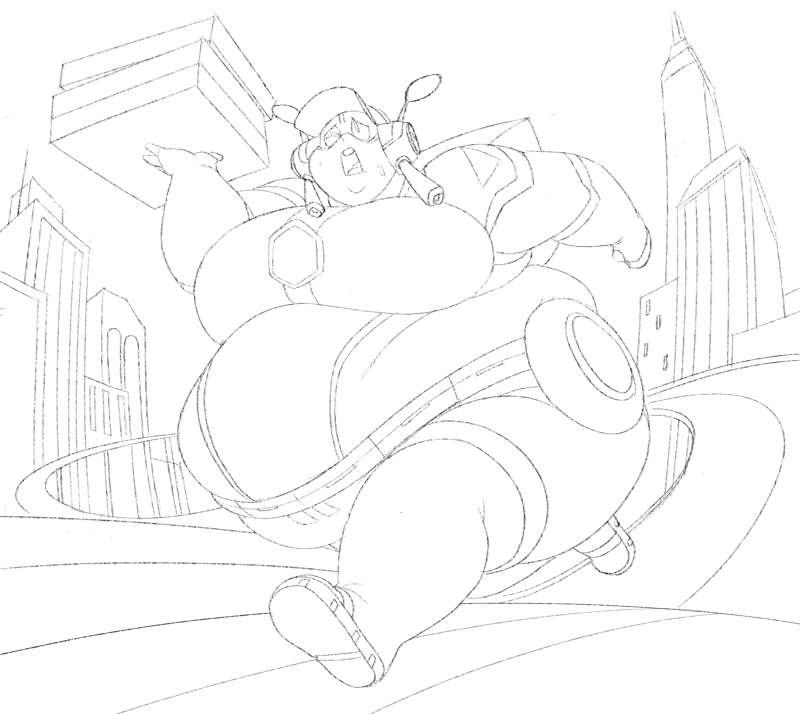 Speedy Delivery (Lineart)