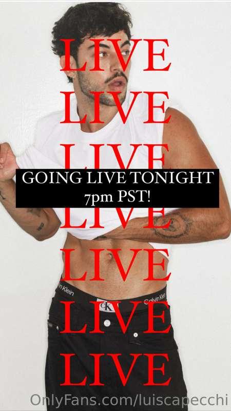 I know y’all have been loving my lives lately so GOING LIVE ..