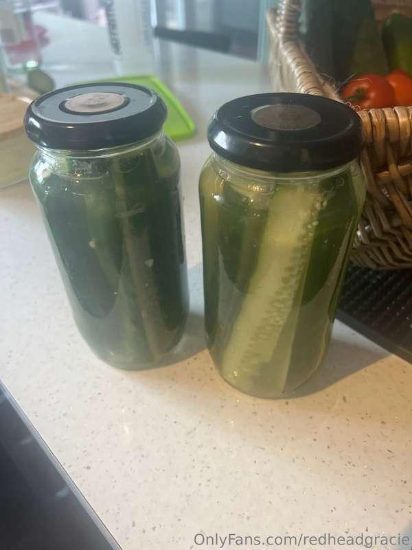 I attempted to make pickles today!! Has anyone got any hints..