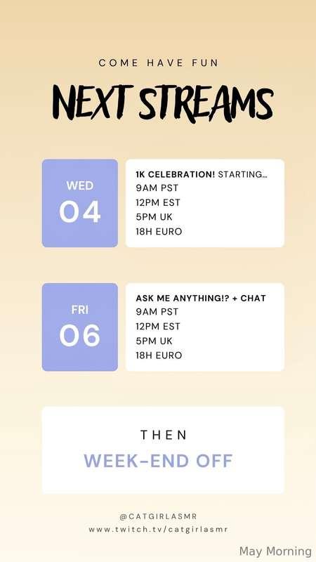 Join this weeks livestreams ♥️🤫