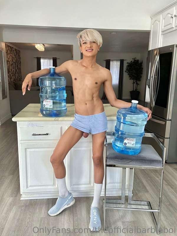 Skyler the water boy. Who’s thirsty?
