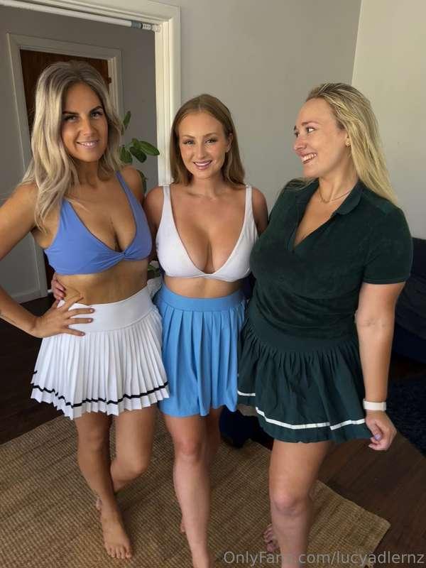 Swipe for triple the titties 😝 @mrsbattlerz @lovinglexiekent..