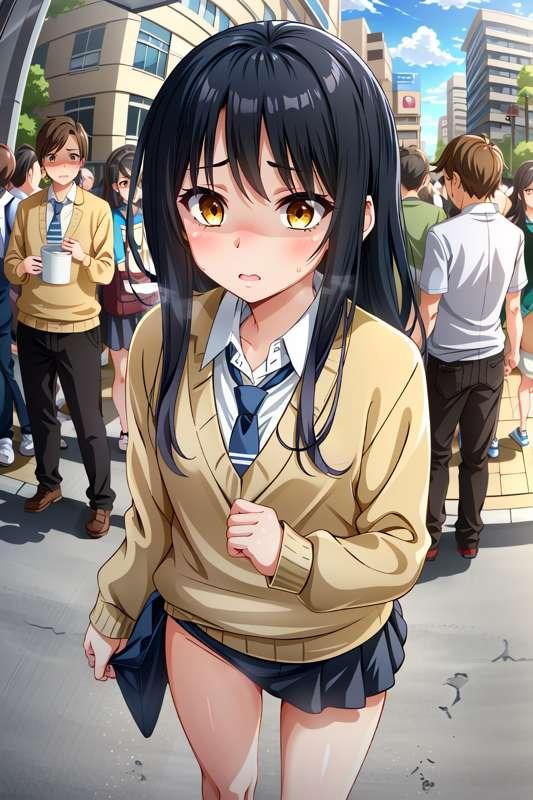 幽霊にエッチな悪戯をされても気付かない振りをする見える子ちゃん  34枚(zip, pdf有り)
