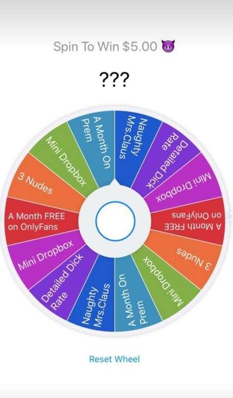 SPIN TO WIN
$5 $10 $15 once tipped spin and enjoy some FREE ..