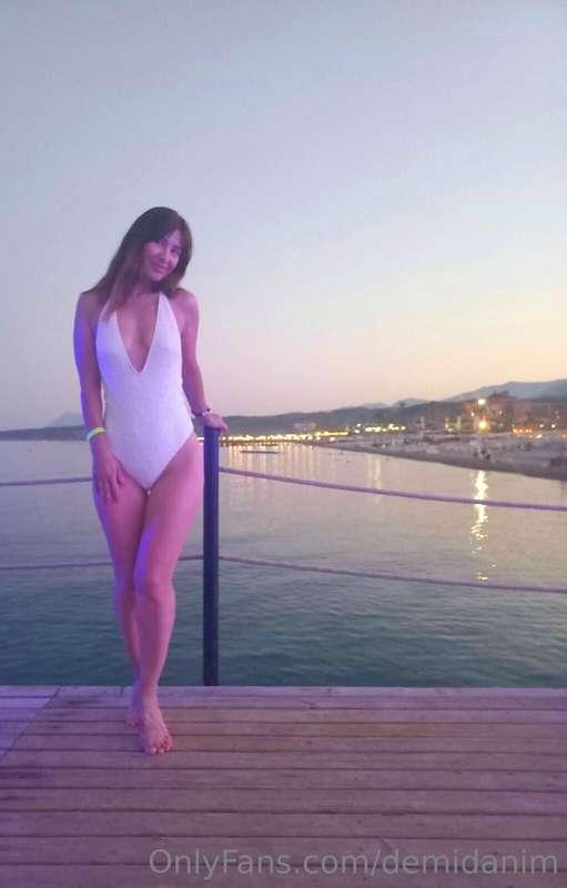 "The beach is never too much." https://onlyfans.com/demidani..