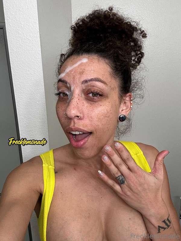 I'll let you make a mess on my face only if you earn it 💦