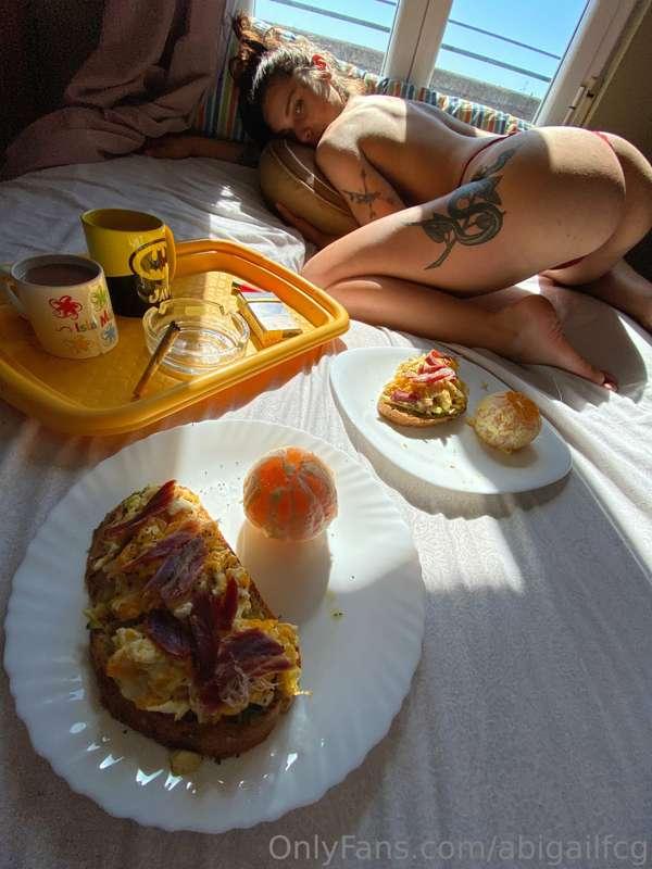 El desayuno esta servido 🤤👅