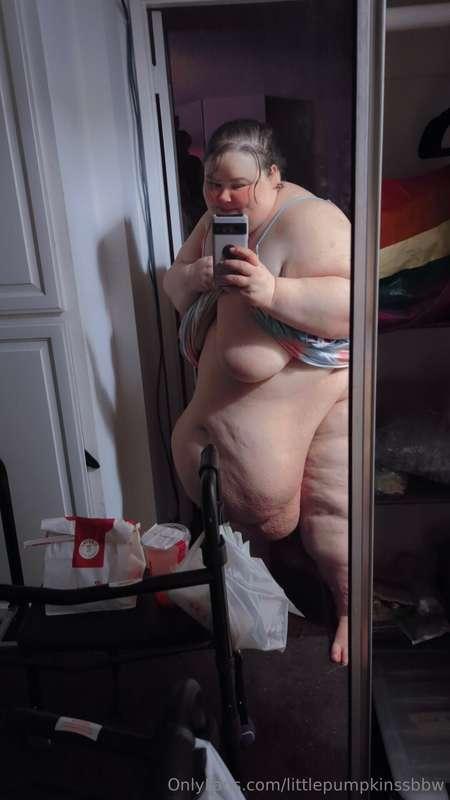 My FUPA is just about at my fat covered knees lately! 🤩