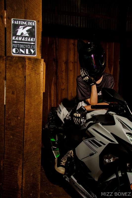 Kawasaki parking ONLY