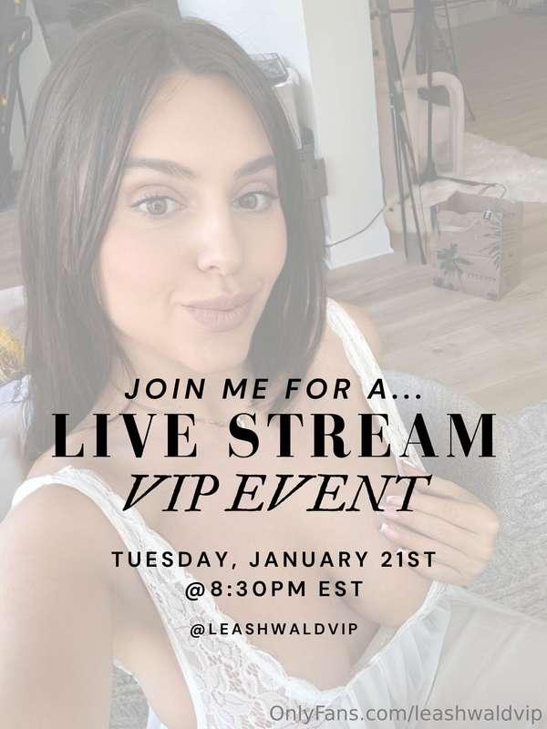 I'm going LIVE Let me know if you're going to make it tomorr..