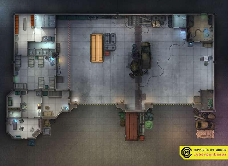 Warehouse Hideout (33x24)