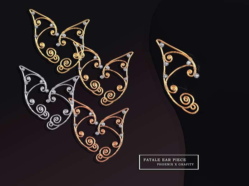 Phoenix X Grafity - Fatale Ear Piece [ simblreen gift ]