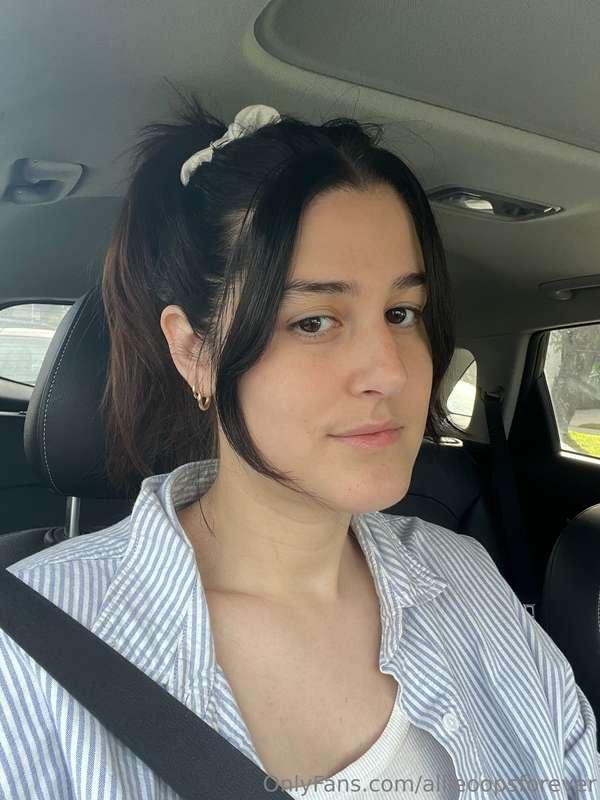 Automatically putting my hair up every time I see a cute sho..
