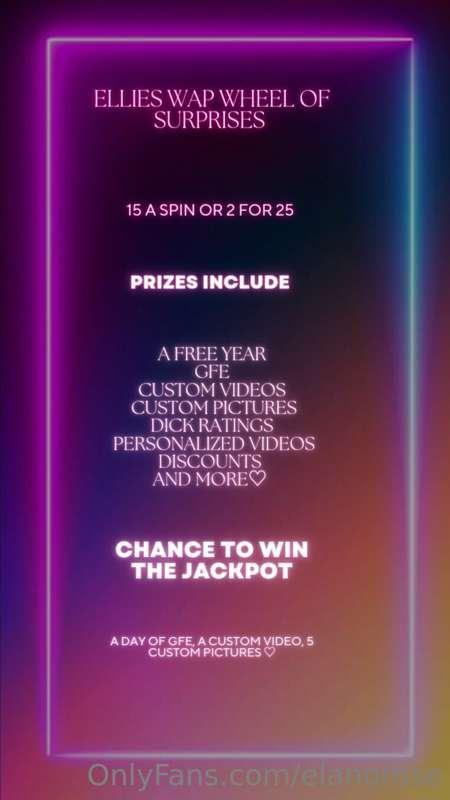 Hi babes!
I am really excited to bring out the wap wheel for..