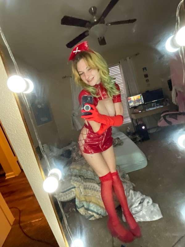 Red hot sexy nurse at your service 🌶