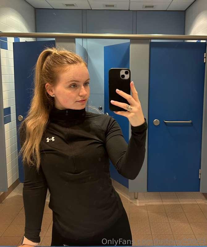 in the gym 💦