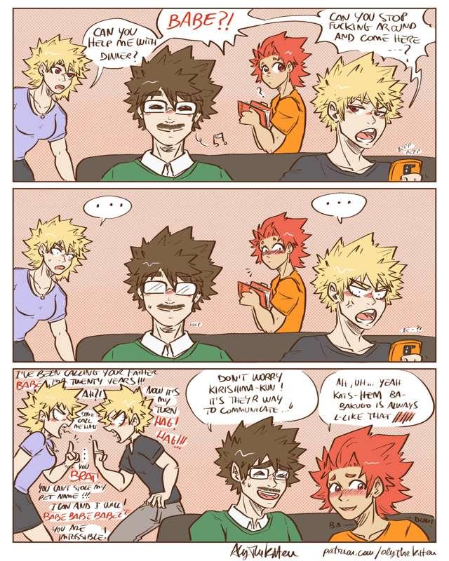 KiriBaku Month Day4_Pet Names