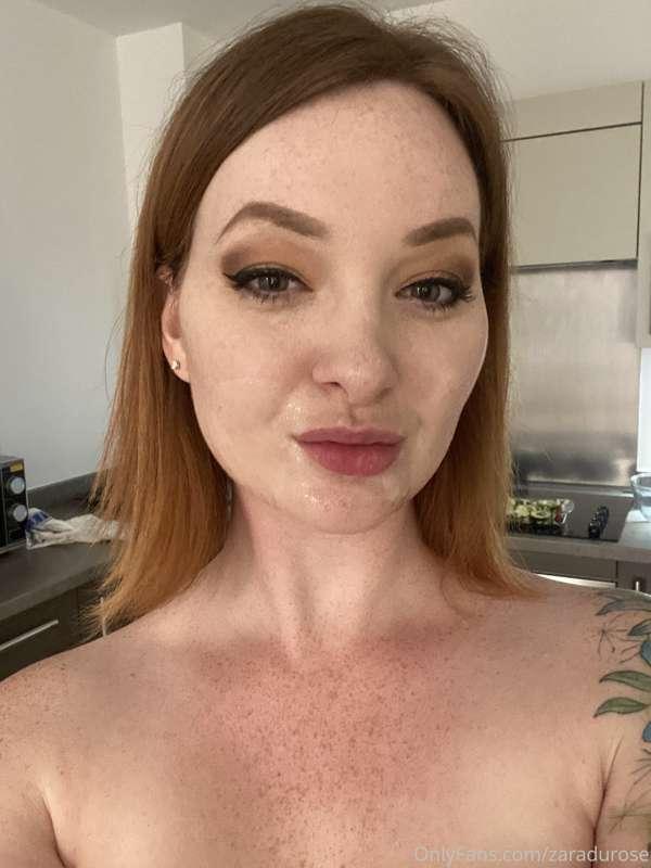 Face covered in cum from today. I can’t wait to film some na..