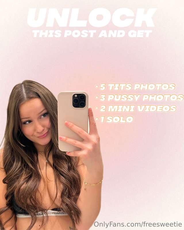 ***Value pack*** ⭐️💕
Value: $100
Now: $20

# - 5 TITS PIC
# ..