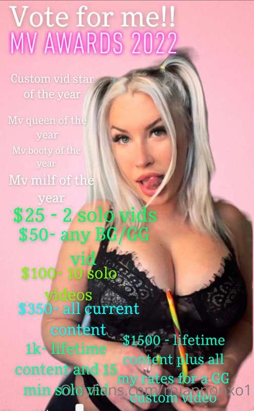 Find me there and come support me so I can win!!!!! Same use..