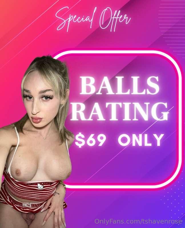 ⚡️ TODAY'S FLASH DEAL ⚡️Balls Video Custom Rste....I wanna r..