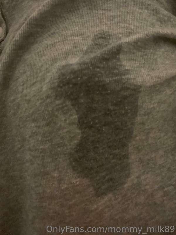 Oops! Who would love to suck my tits empty before I soak mys..