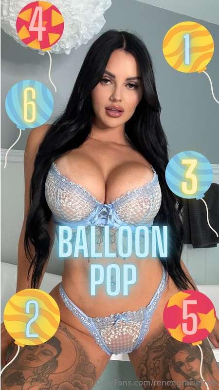 🎈 POP THE BALLOON 😈 🎈Wanna play a naughty little game with m..