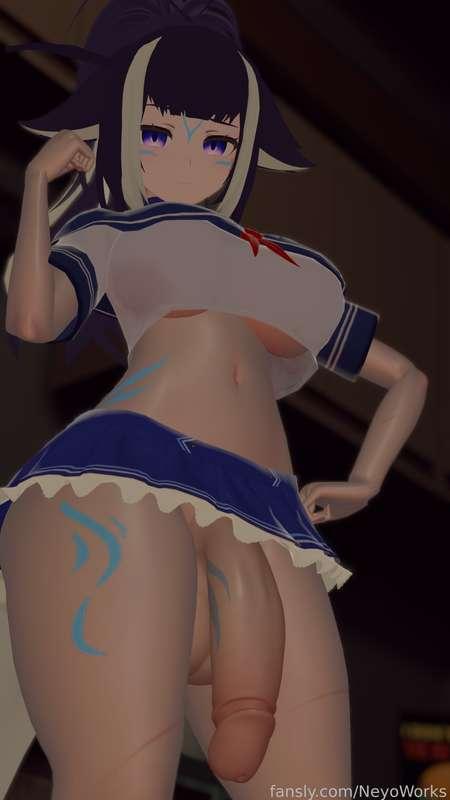 Would you like to taste the taste of my cock, I promise you that you will love it~



#vrchat #vtuber #shylily #futanari