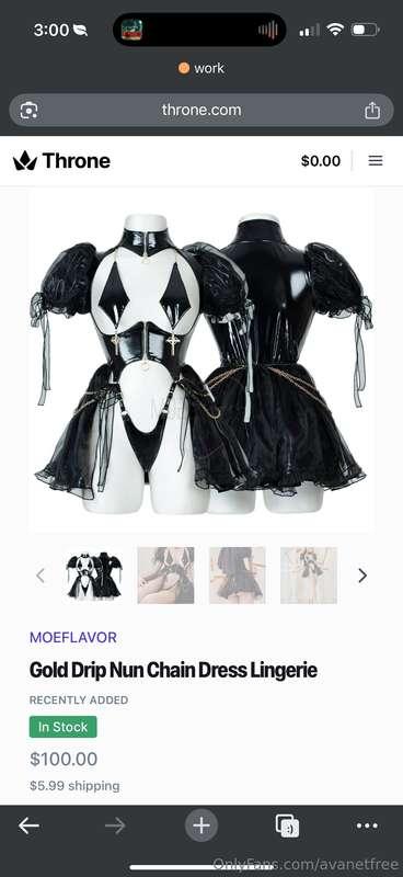 sooo who is gifting this to me 😩😩https://throne.com/avanet